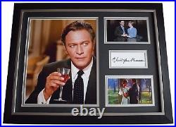 Christopher Plummer SIGNED FRAMED Photo Autograph 16x12 display Sound of Music