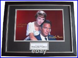 Christopher Plummer Signed FRAMED Photo Autograph 16x12 display Sound of Music