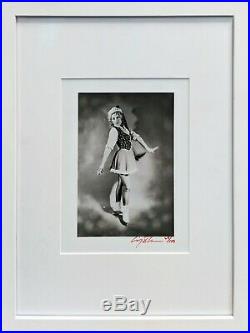 Cindy Sherman Untilted (ice Skater) 1979 Rare Signed Gelatin Silver Print