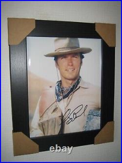 Clint Eastwood Hand Signed Photograph (8x10) Framed + CoA
