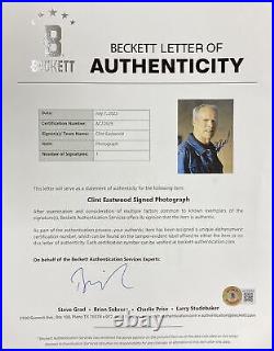 Clint Eastwood Signed Framed 11x14 Photo BAS AC22629