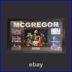 Conor McGregor UFC Signed Picture Framed COA