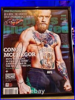 Conor Mcgregor Signed Framed Photo Rare 8 by 10 size