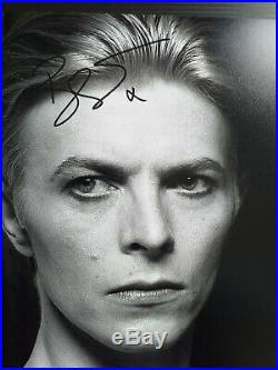DAVID BOWIE Genuine 10x8 signed photo with coa, Superb ready for framing