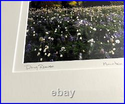 DOUG REMIEN Mountain Meadows Mt Rainer Park 156/400 Limited Signed Framed Photo