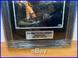 Daisy Ridley Adam Driver 11x14 Autographed Signed Photo Custom Framed BAS
