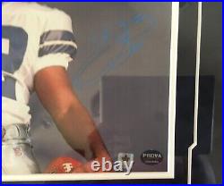 Dallas Cowboys Emmitt Smith Signed/Framed Photo, Rare. Prova & GameDay COA