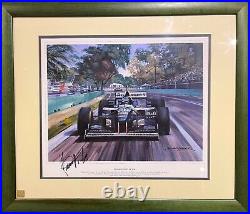 Damon Hill Hand Signed Framed Photo (26' x 22' inch) Williams Formula 1 & COA