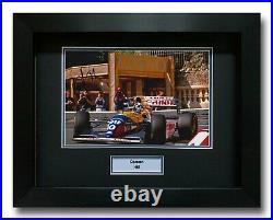 Damon Hill Hand Signed Framed Photo Display Formula 1 Autograph Williams 4
