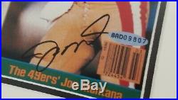 Dan Marino & Joe Montana Signed 1985 SI Cover UDA COA Framed Autograph Auto UD