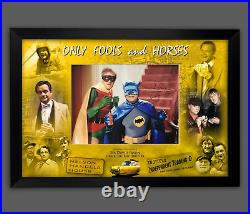 David Jason Signed Batman 12x16 Photograph Framed In A Picture Mount Display