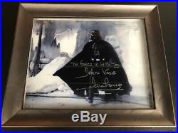 David Prowse & Carrie Fisher & Mark Hamill Star Wars Signed 8X10 FRAMED Photos
