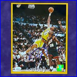 Dennis Rodman Hand Signed & Framed Los Angeles Lakers 8x10 Photo (JSA)