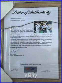 Derek Jeter Ichiro Suzuki Signed 8x10 Framed Autograph Photo PSA DNA LOA Auto