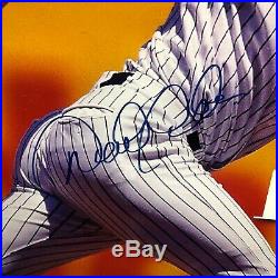Derek Jeter New York Yankees Signed framed matted 16x20 photo STEINER Autograph