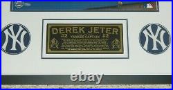 Derek Jeter Signed Photo The Dive Jeter Auto 16x20 Photo Matted/framed Steiner