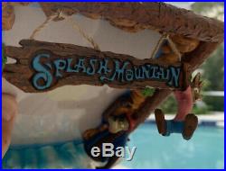 Disney World Splash Mountain Ride 3-D Picture Frame 6.5 X 8.5 Sign Prop Rare