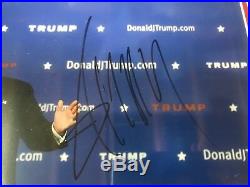 Donald Trump Autograph Signed 11x14 Photo Framed PSA PSA/DNA
