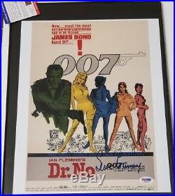 Dr. No Sean Connery James Bond signed 11x14 Photo PSA DNA (No Frame)