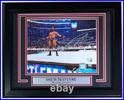 Drew McIntyre Signed Framed 8x10 WWE Photo Fanatics