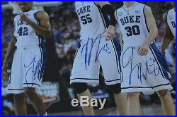 Duke Blue Devils Team Signed Framed Autograph 2010 Championship 16x20 Photo