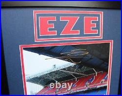 EBERECHI EZE Framed Crystal Palace SIGNED Autograph Photo Mount Memorabilia COA