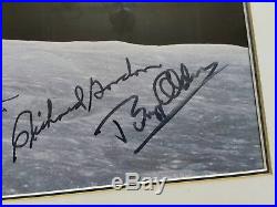 Earth Rise Photo Signed by John Glenn + 8 Apollo Astronauts, Framed 27 x 23