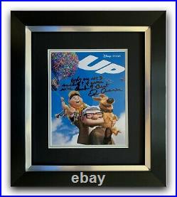 Ed Asner Hand Signed Framed Photo Display Up Disney Autograph