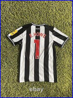 Eddie Howe signed shirt framed COA & Photo Proof Included Newcastle United