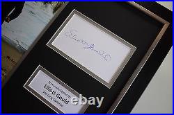 Elliott Gould SIGNED FRAMED Photo Autograph 16x12 display Long Goodbye Film COA