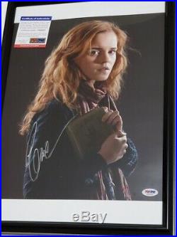Emma Watson signed Photo PSA DNA Harry Potter Hermoine Granger (Framed)