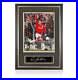 Eric Cantona Signed Plaque and Photo Frame Manchester United Legend