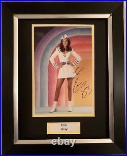 Erin Gray Hand Signed Framed Photo Display Buck Rogers