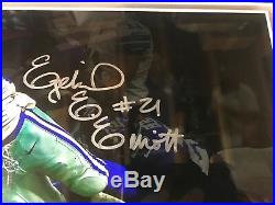 Ezekiel Elliott Autograph Signed Cowboys Spotlight 11x14 Photo Framed Fanatics