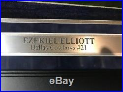Ezekiel Elliott Autograph Signed Cowboys Spotlight 11x14 Photo Framed Fanatics