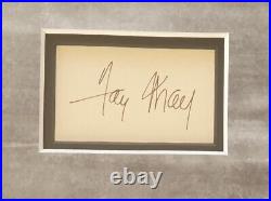 FAY WRAY Signed 59x47cm Framed Photo Display KING KONG COA