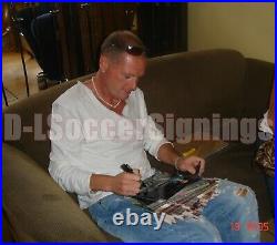 FRAMED Paul Gascoigne Gazza England SIGNED Autograph Photo Display COA Proof