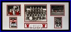FRAMED TOMMY SMITH SIGNED LIVERPOOL 30x12 EUROPEAN CUP 1977 FOOTBALL PHOTOGRAPH