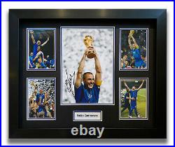 Fabio Cannavaro Hand Signed Framed Photo Display Italy Autograph