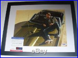 Fast & Furious Paul Walker Signed Photo PSA DNA (Framed & Matted)