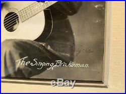 Father of Country Music JIMMIE RODGERS Signed Autographed Framed Photo