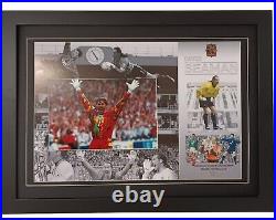 Framed ARSENAL Legend David Seaman Signed Photo Autographed Picture Display