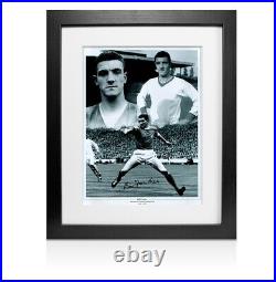 Framed Bill Foulkes Signed Photo Manchester United Autograph