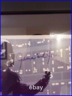 Framed Dual Signed Darth Vader 11x14 Autograph James Earl Jones and David Prowse