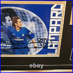 Framed Frank Lampard Signed Photo with Shirt Autographed Picture and Jersey