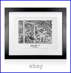 Framed Gordon Banks Signed Photo 1970 World Cup Save Autograph