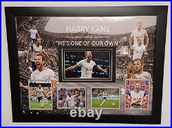 Framed HARRY KANE of Tottenham Signed Photo Picture Autograph AFTAL DEALER