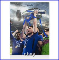 Framed Jorginho Signed Chelsea Photo Champions League Winner Autograph