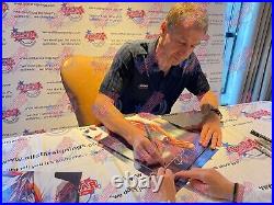 Framed Jurgen Klinsmann Germany 1990 World Cup Signed Photo With Proof Coa Spurs