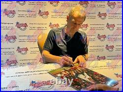 Framed Jurgen Klinsmann Spurs Signed Tottenham Hotspur Photo Proof & Coa Spurs
